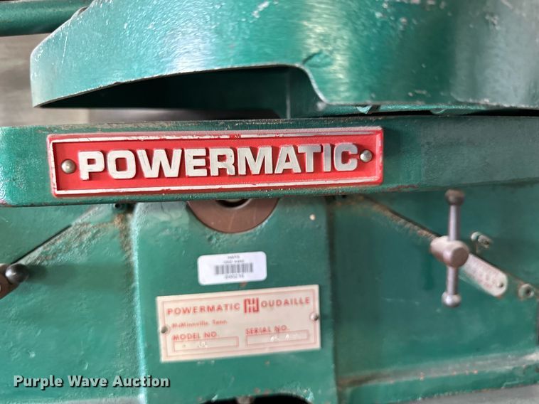image for item NP9713 Powermatic 60  jointer