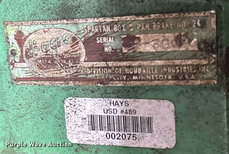 image for item NP9716 Di-Acro  finger brake