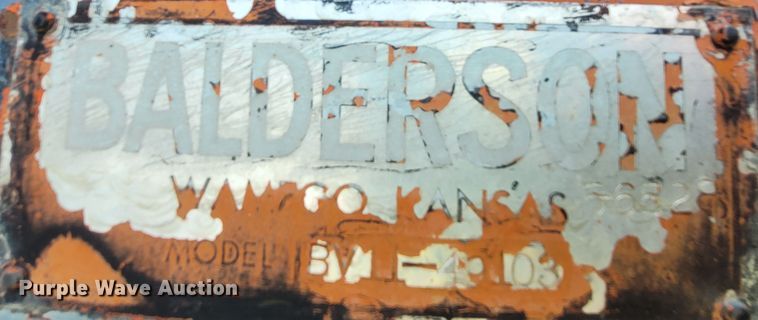 image for item NX9467 Balderson BV11  V-plow