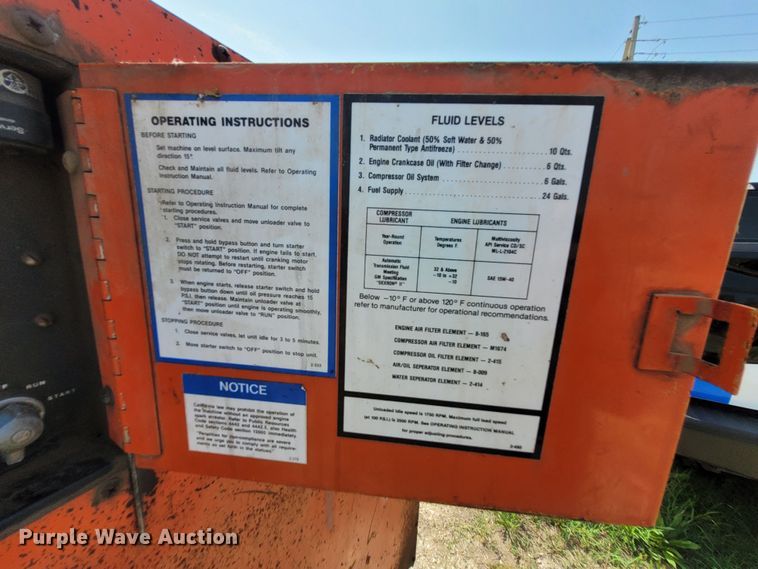 image for item NX9479 1991 Gordon Smith 175DP  air compressor