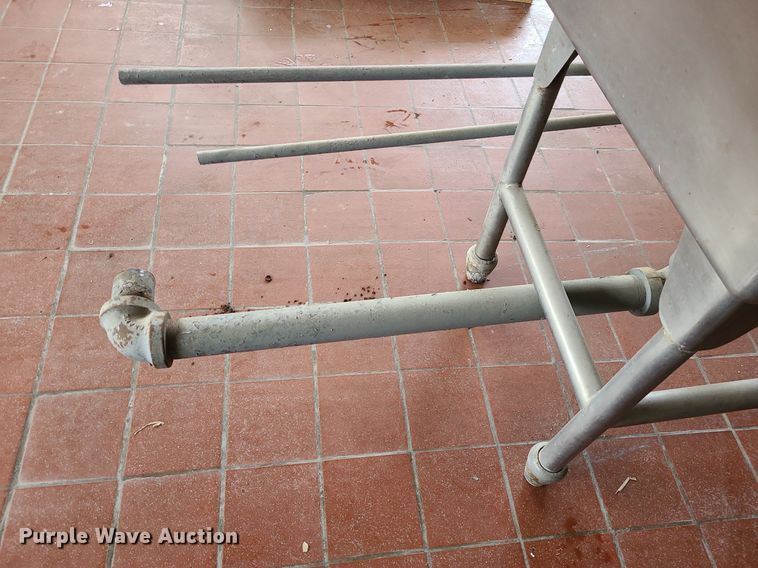 image for item NX9544 Zahner  three basin stainless steel sink