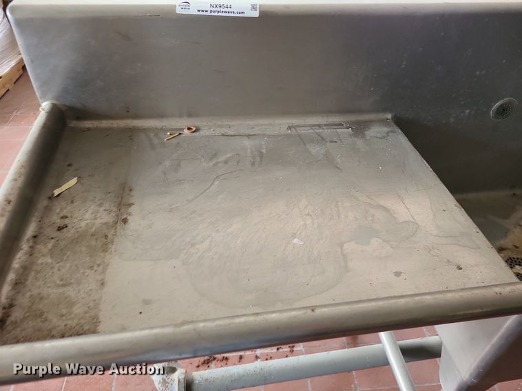 image for item NX9544 Zahner  three basin stainless steel sink