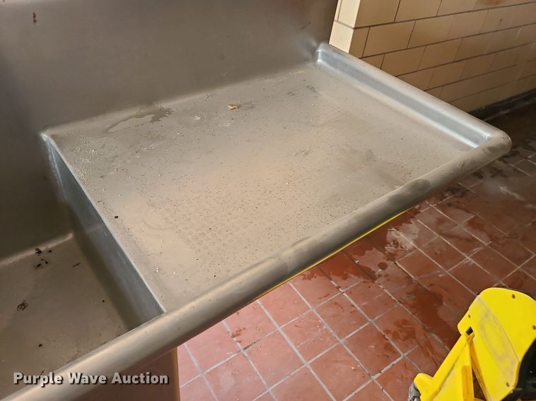 image for item NX9544 Zahner  three basin stainless steel sink