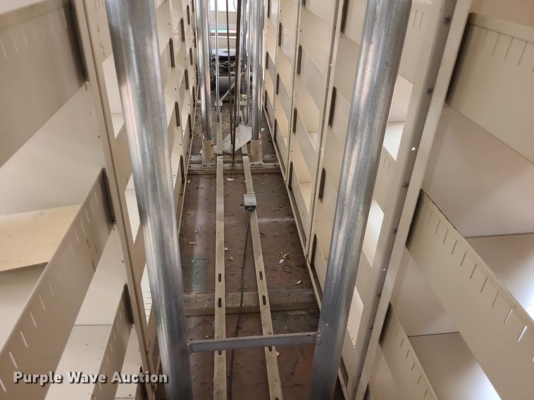 image for item NX9551 White No-Walk NW18  rotating book/file cabinet