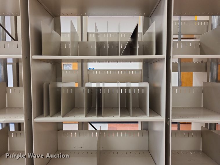 image for item NX9551 White No-Walk NW18  rotating book/file cabinet