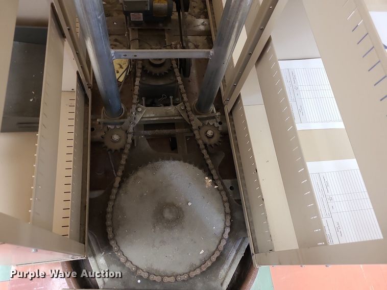 image for item NX9551 White No-Walk NW18  rotating book/file cabinet