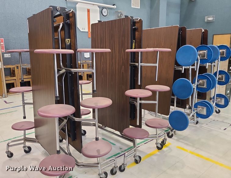 image for item NX9575 (4) 10' L lunch tables