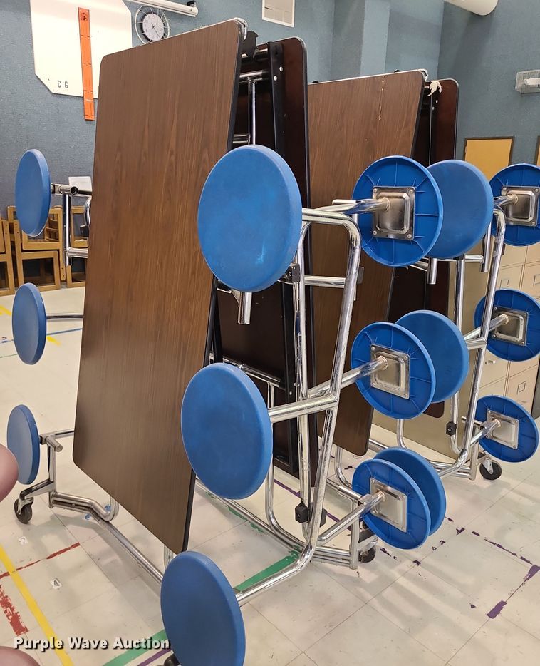 image for item NX9575 (4) 10' L lunch tables