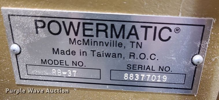 image for item NX9595 Powermatic RB-37  belt sander
