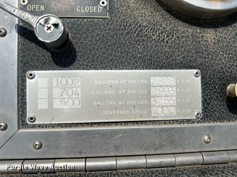 image for item NY9239 1984 Chevrolet D6500  pumper fire truck