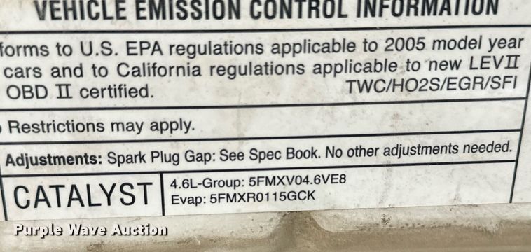 image for item NY9254 2005 Ford Crown Victoria