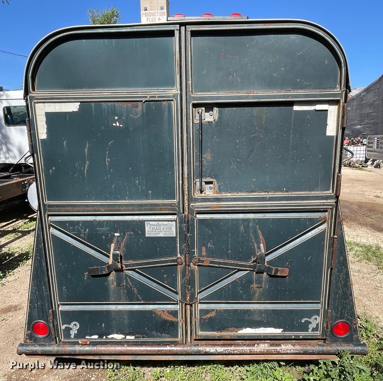 image for item DN4667 Ponderosa  livestock trailer