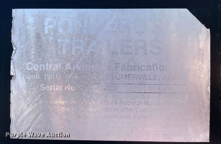 image for item DN4667 Ponderosa  livestock trailer