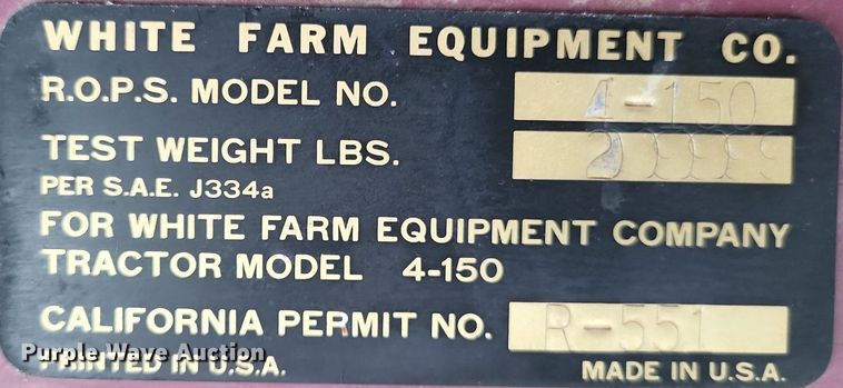 image for item DP5170 1975 White 4-150 Field Boss  4WD tractor