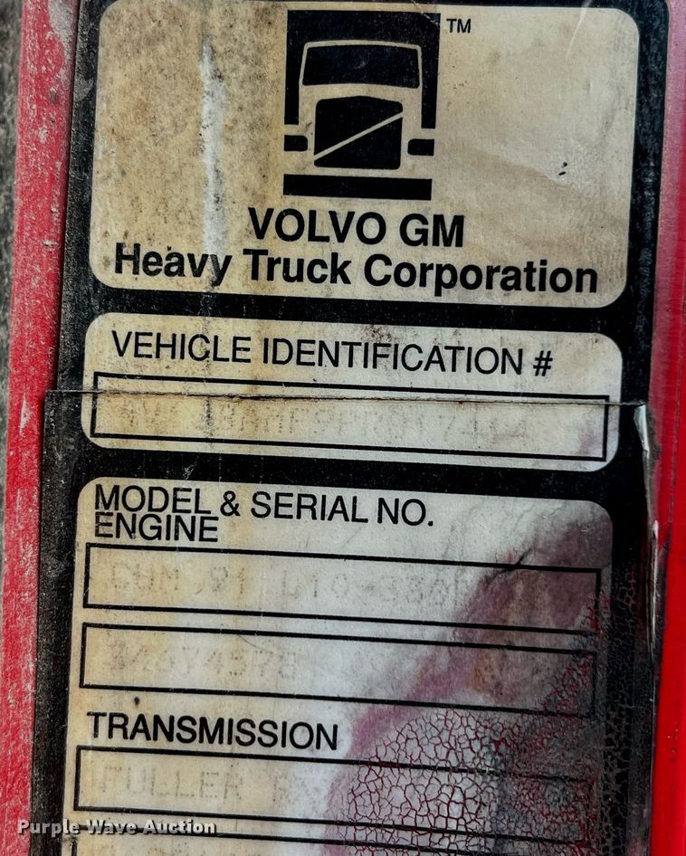 image for item II9172 Volvo  flatbed truck