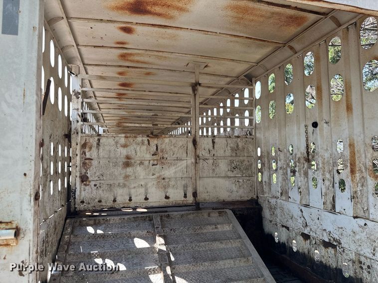 image for item MB9534 2003 McElroy  livestock trailer