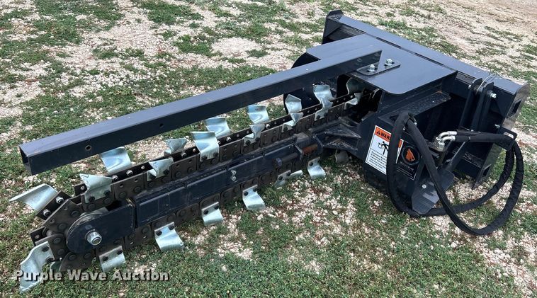 image for item MC9978 2023 Wolverine TCR-12-48H  skid steer trencher