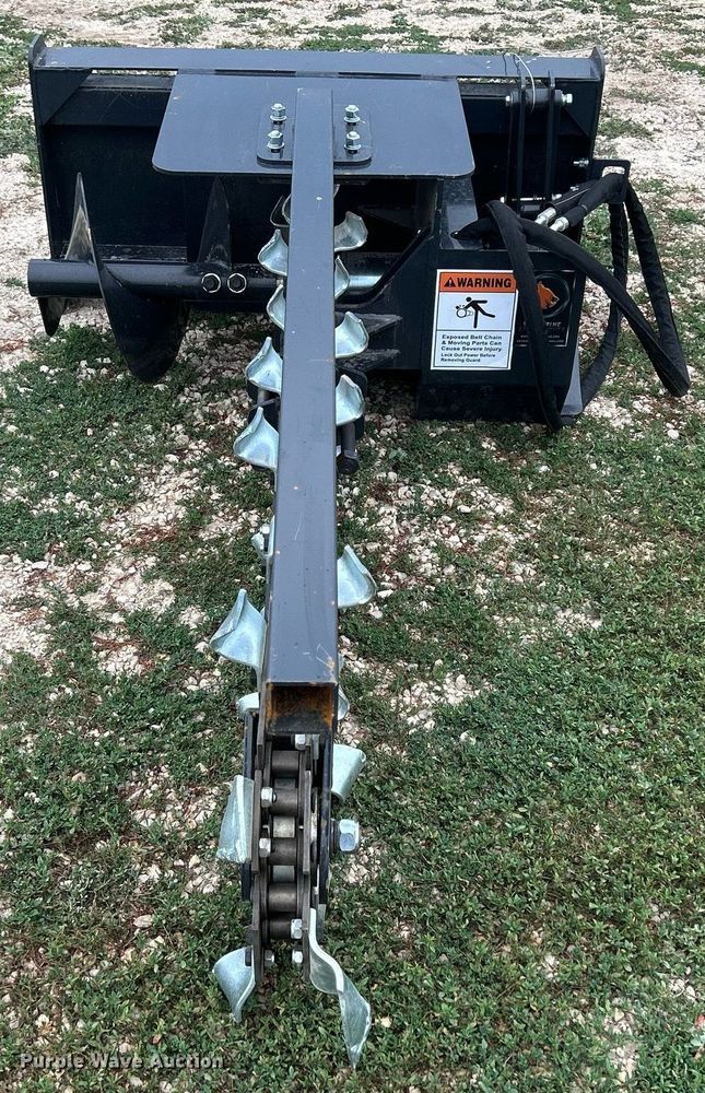 image for item MC9978 2023 Wolverine TCR-12-48H  skid steer trencher