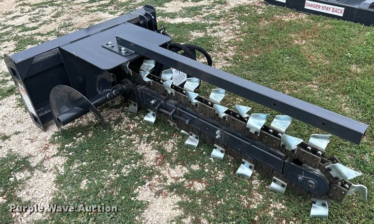 image for item MC9978 2023 Wolverine TCR-12-48H  skid steer trencher