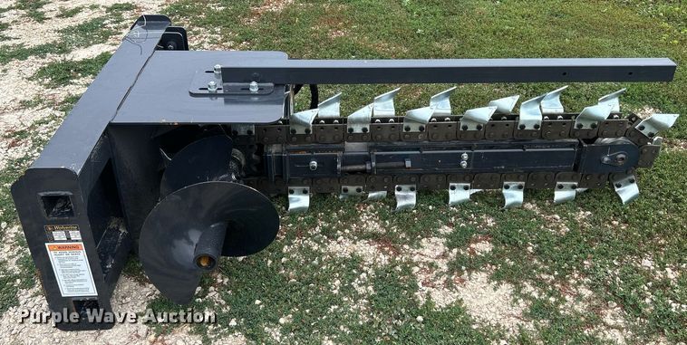 image for item MC9978 2023 Wolverine TCR-12-48H  skid steer trencher