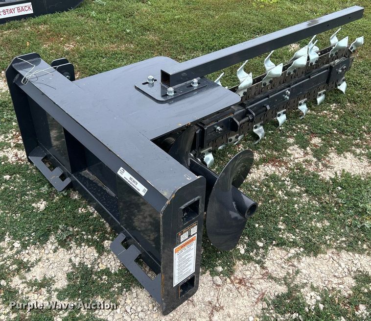 image for item MC9978 2023 Wolverine TCR-12-48H  skid steer trencher