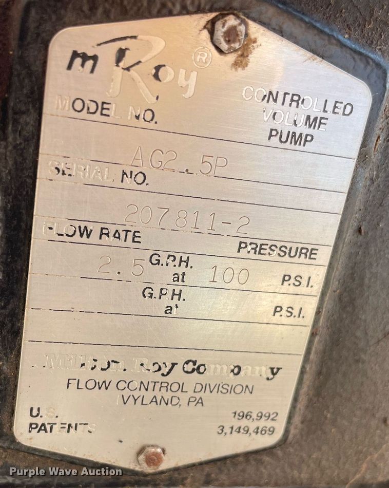 image for item ME9912 Agri-Inject  chemigation system