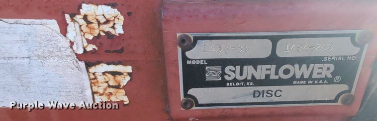 image for item MY9355 Sunflower 1433-35  tandem double off-set disk