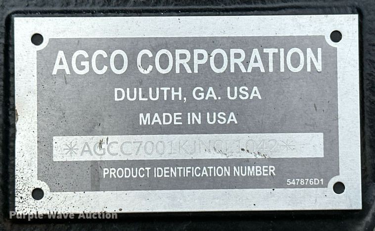 image for item NY9230 (2) Agco combine track assemblies