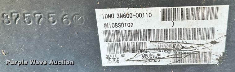 image for item OC9006 2014 Kubota M108S  MFWD tractor