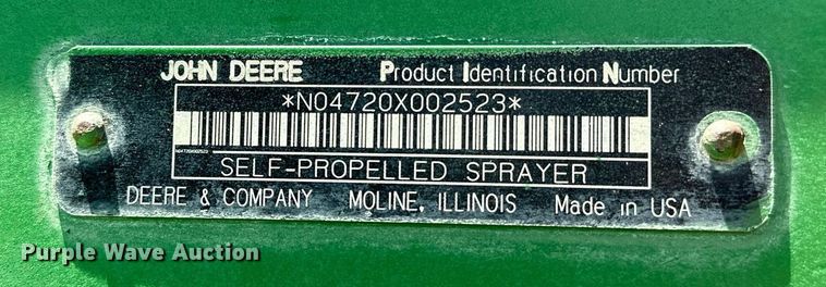 image for item OC9028 2005 John Deere 4720  sprayer