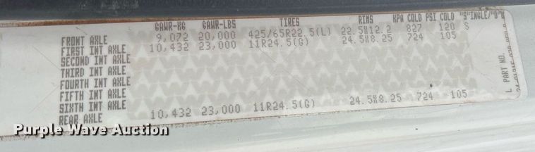 image for item DN3039 2007 Western Star 4900  semi truck