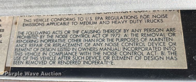 image for item DN4666 1989 International COF-9670  semi truck