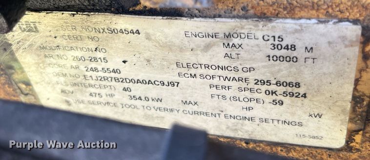 image for item DP0514 2007 Kenworth T600  semi truck