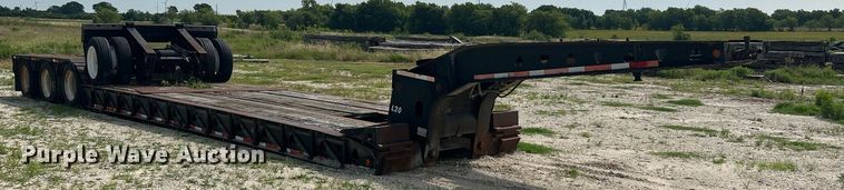 image for item DQ2096 2000 Trail King TK110HDG-503  lowboy equipment trailer