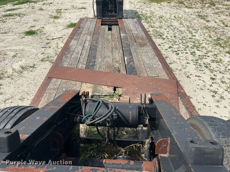 image for item DQ2096 2000 Trail King TK110HDG-503  lowboy equipment trailer