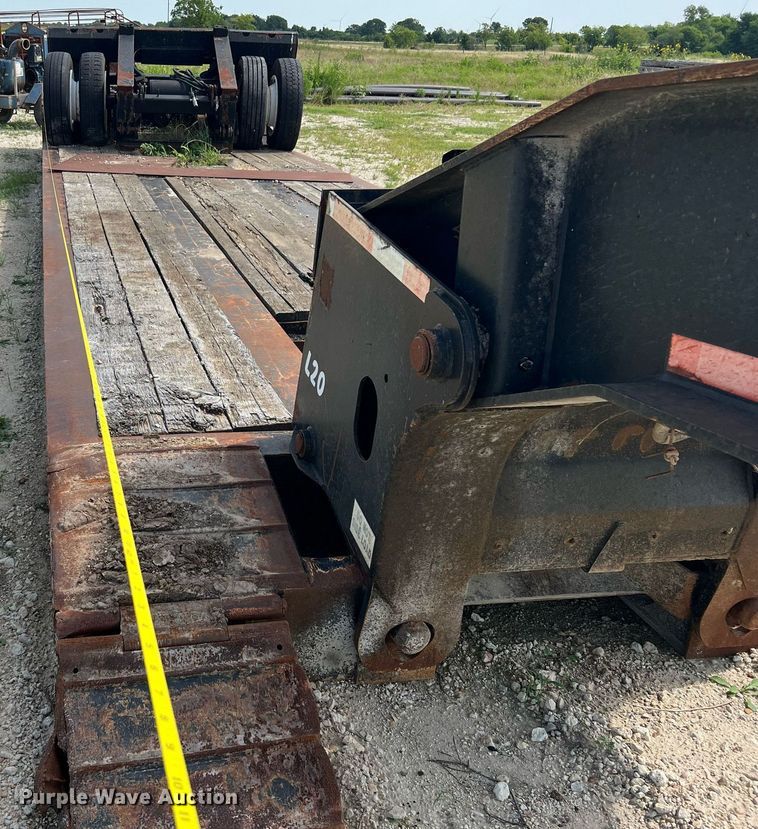 image for item DQ2096 2000 Trail King TK110HDG-503  lowboy equipment trailer