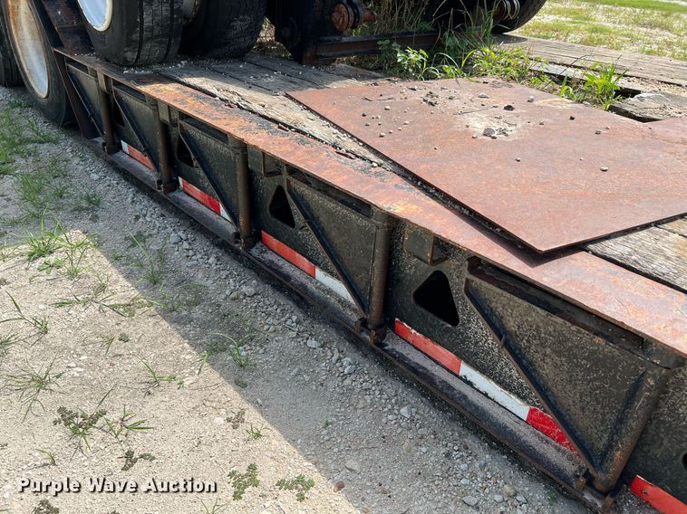 image for item DQ2096 2000 Trail King TK110HDG-503  lowboy equipment trailer