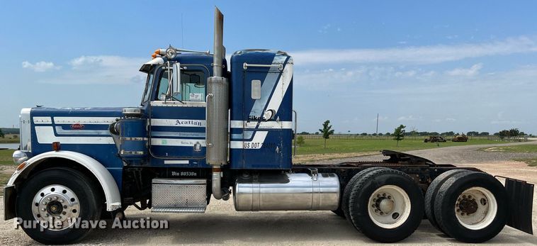 image for item DQ2097 1976 Peterbilt 359  semi truck