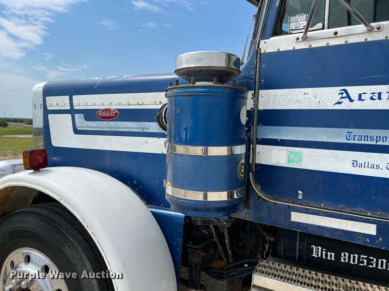 image for item DQ2097 1976 Peterbilt 359  semi truck