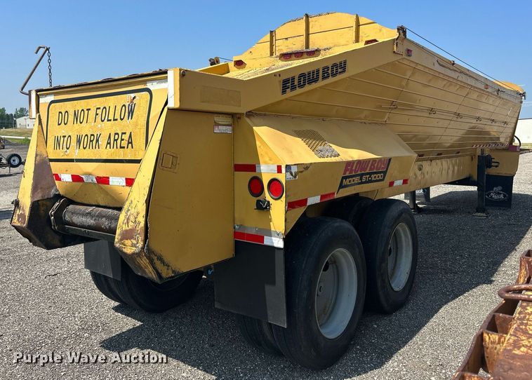 image for item DR4740 1987 Flowboy ST1000  belt trailer