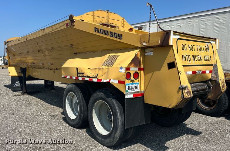 image for item DR4740 1987 Flowboy ST1000  belt trailer