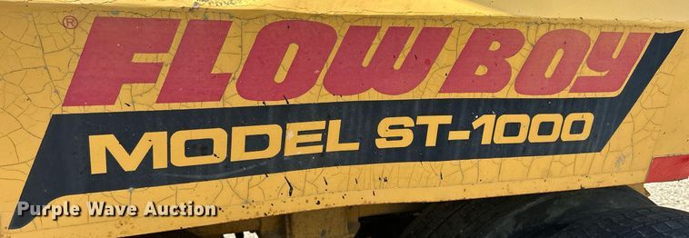image for item DR4740 1987 Flowboy ST1000  belt trailer