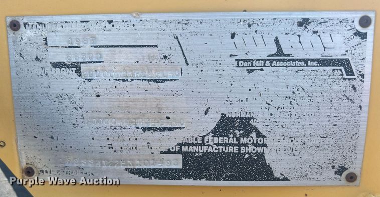 image for item DR4740 1987 Flowboy ST1000  belt trailer