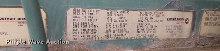 image for item LL9225 1991 Freightliner FLC  semi truck