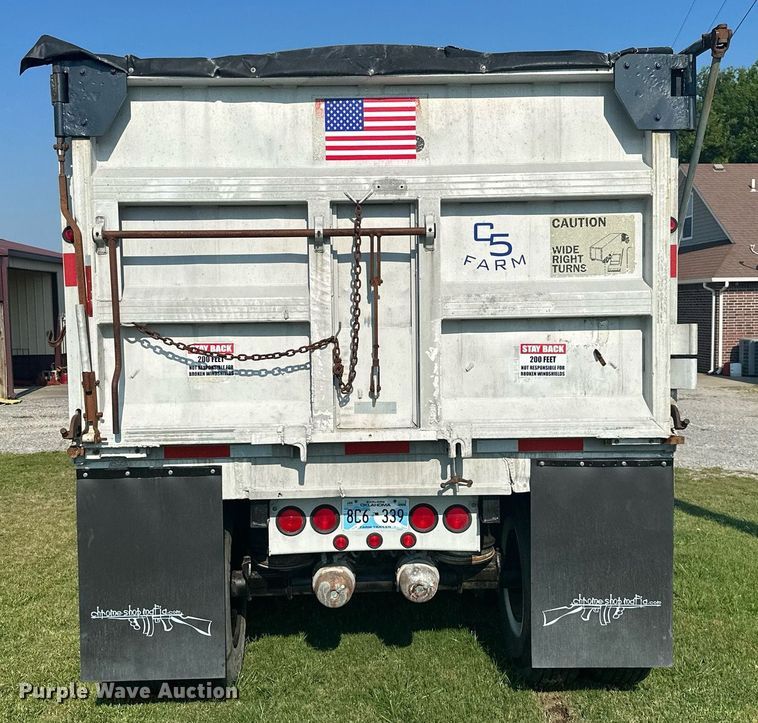 image for item MB9532 1991 Travis  end dump trailer