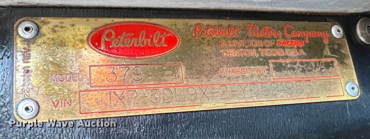 image for item MM9221 2000 Peterbilt 379  semi truck