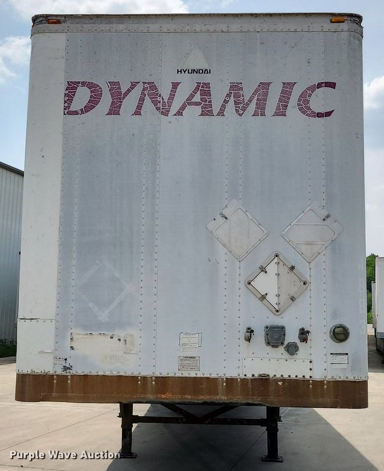 image for item MO9828 2000 Hyundai VT2480142JSR  dry van trailer