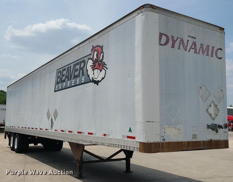 image for item MO9828 2000 Hyundai VT2480142JSR  dry van trailer