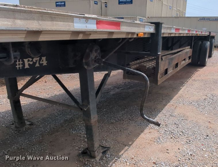 image for item MY9329 1998 Fontaine LFTW-6-8048WSAK  flatbed trailer