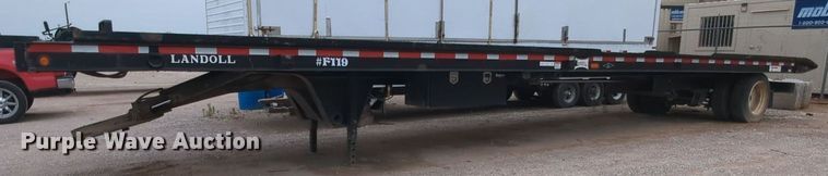 image for item MY9336 1997 Landoll 330  tilt deck equipment trailer